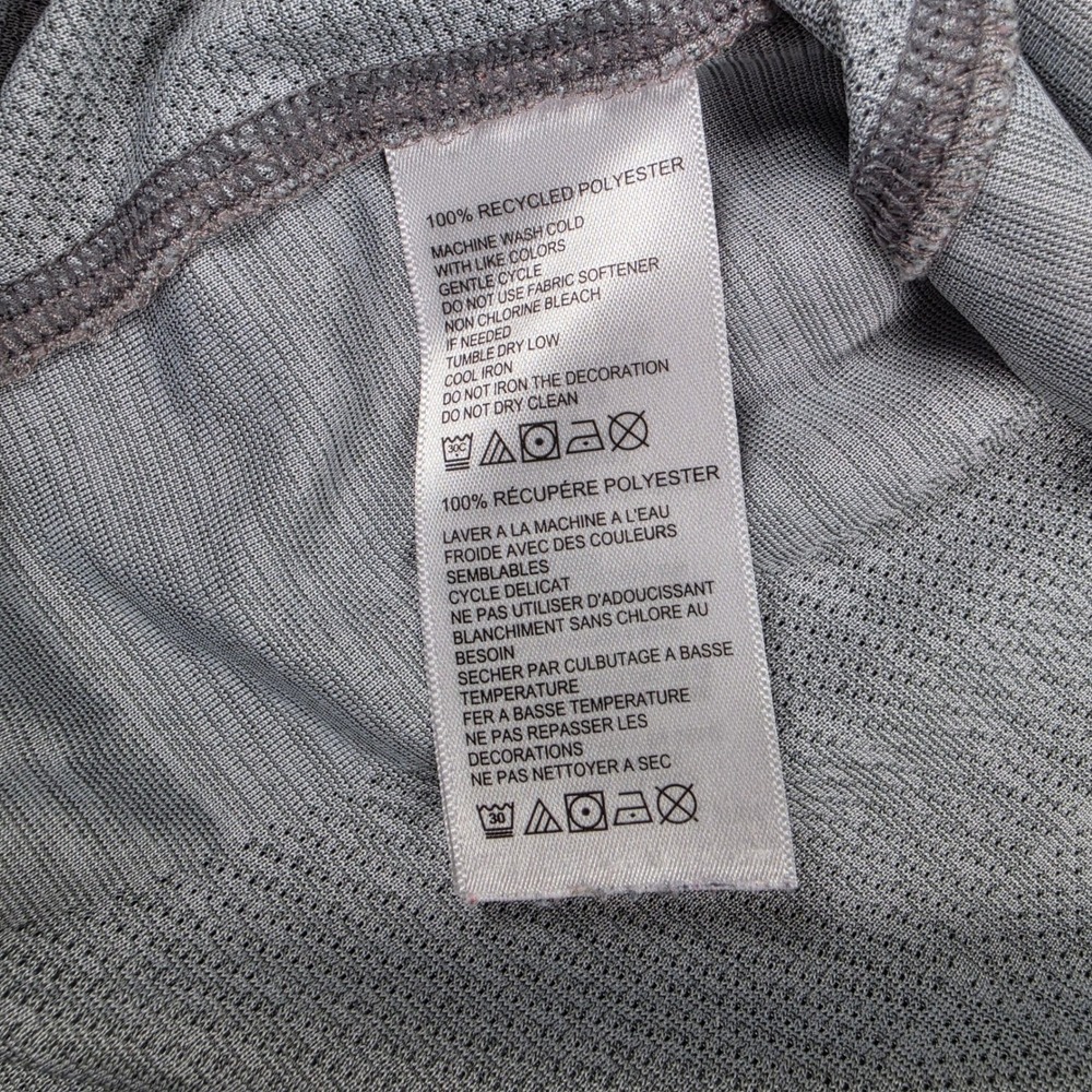 Tommy Bahama IslandZone Quarter Zip Mens Medium Gray Pullover Space Dye - Picture 6 of 8